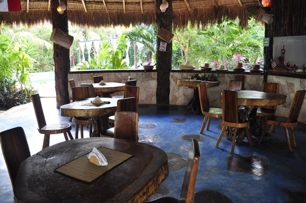 Green Tulum Cabanas & Gardens Ресторант снимка
